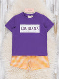 Louisiana Smocked Gingham Outfit
