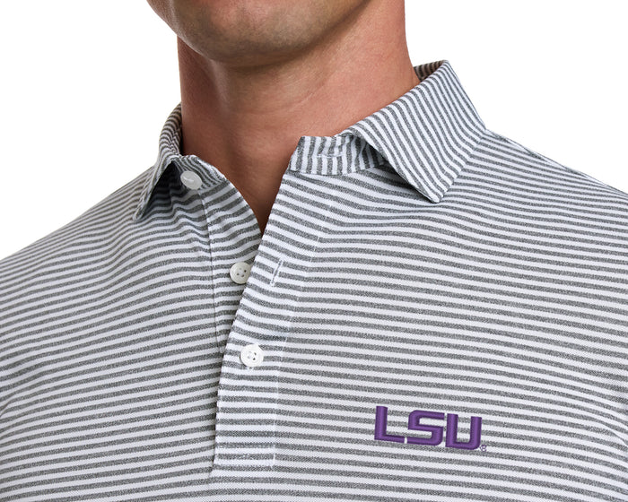 Louisiana State University Maxwell Shirt: Gray & White