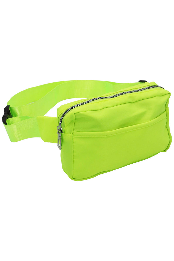 Matte Neon Color Belt Bum Fanny Pack
