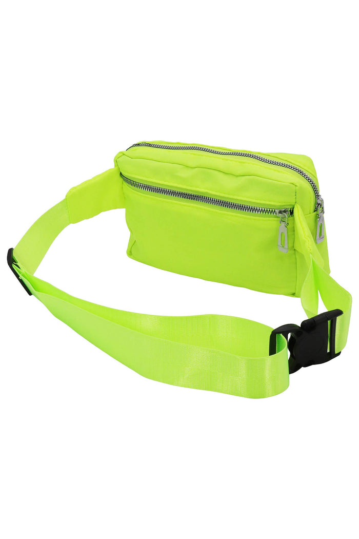Matte Neon Color Belt Bum Fanny Pack