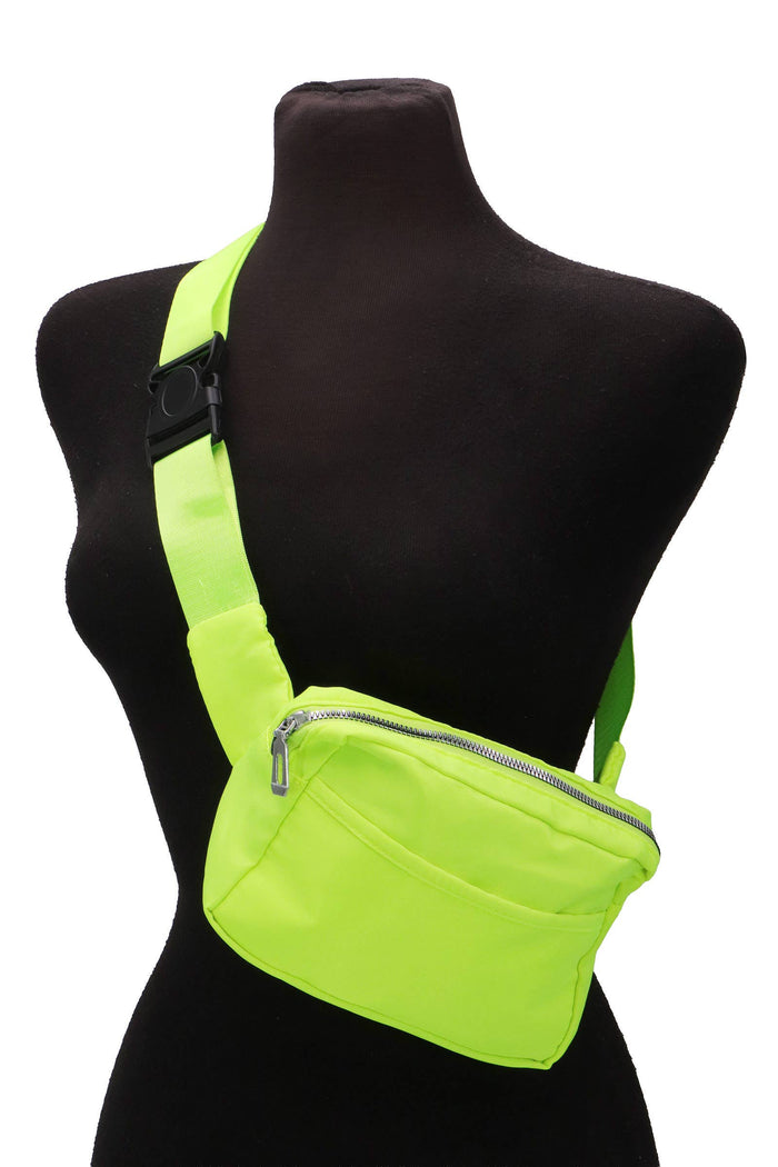 Matte Neon Color Belt Bum Fanny Pack