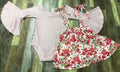 Mauve Bell sleeve Leotard