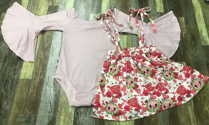 Mauve Bell sleeve Leotard