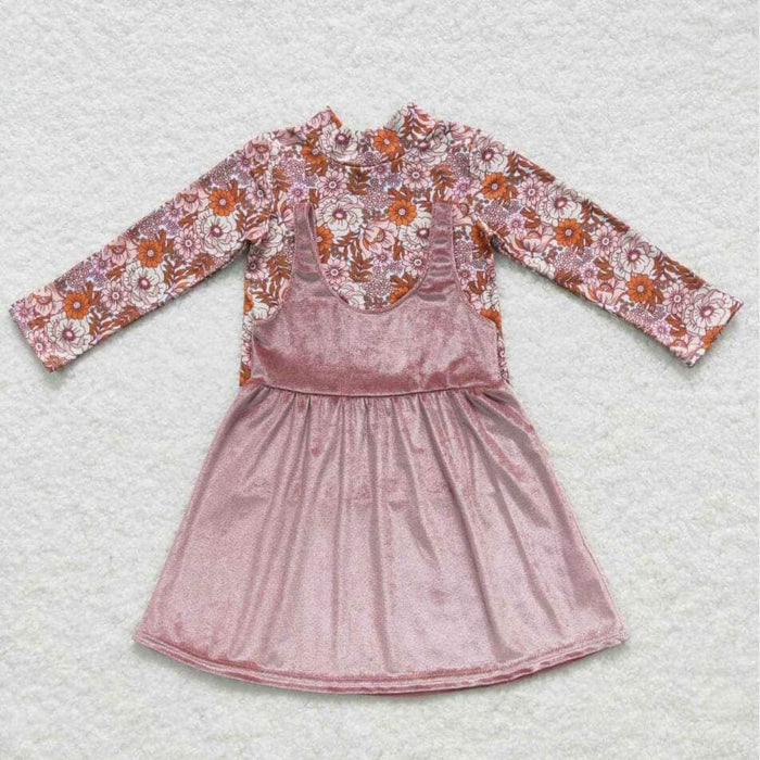 Mauve Velvet Dress