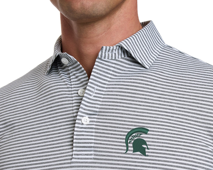 Michigan State University Maxwell Shirt: Gray & White