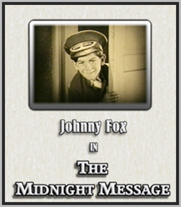 MIDNIGHT MESSAGE - 1926 - MARY CARR - SILENT - RARE DVD