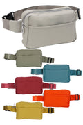 Minimal Matte Neutral Solid Belt Bag Fanny Pack