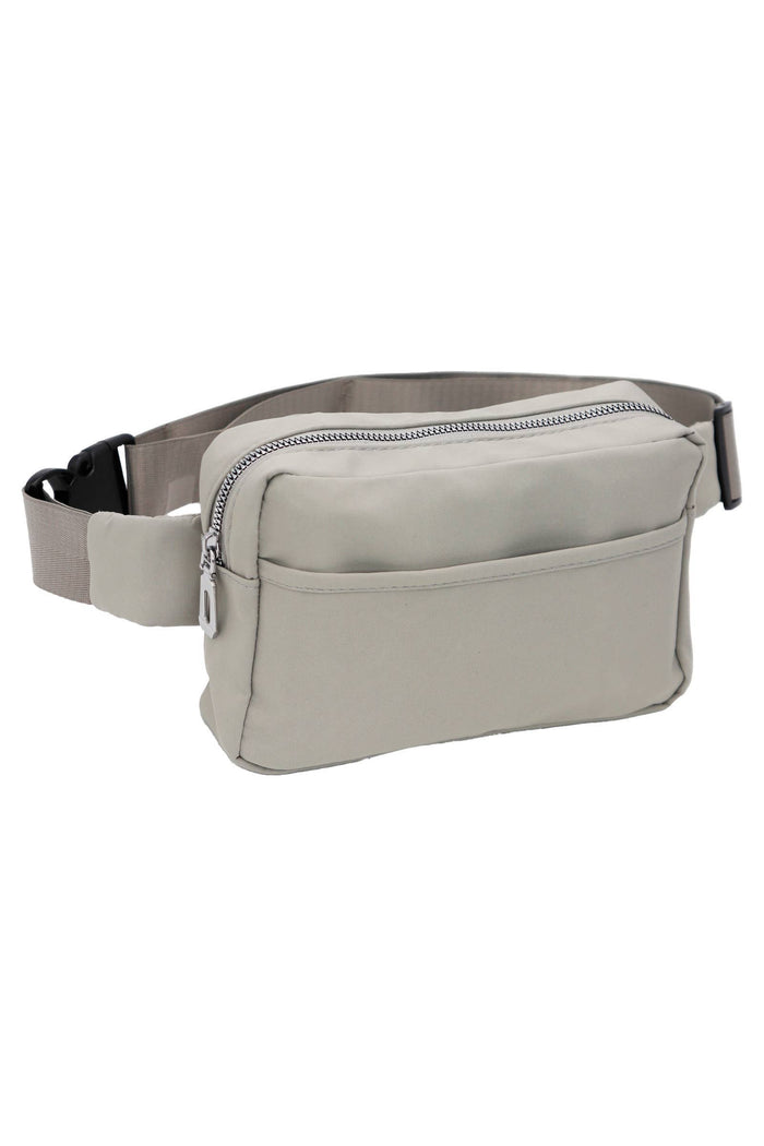 Minimal Matte Neutral Solid Belt Bag Fanny Pack