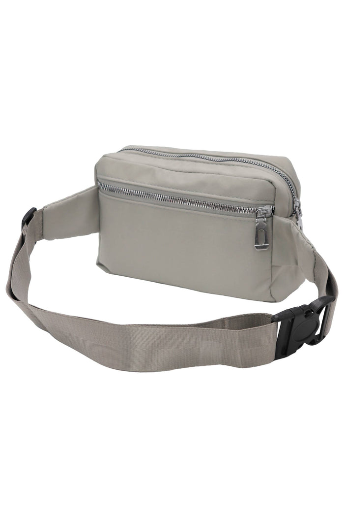 Minimal Matte Neutral Solid Belt Bag Fanny Pack