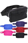 Minimal Matte Solid Belt Bum Fanny Pack