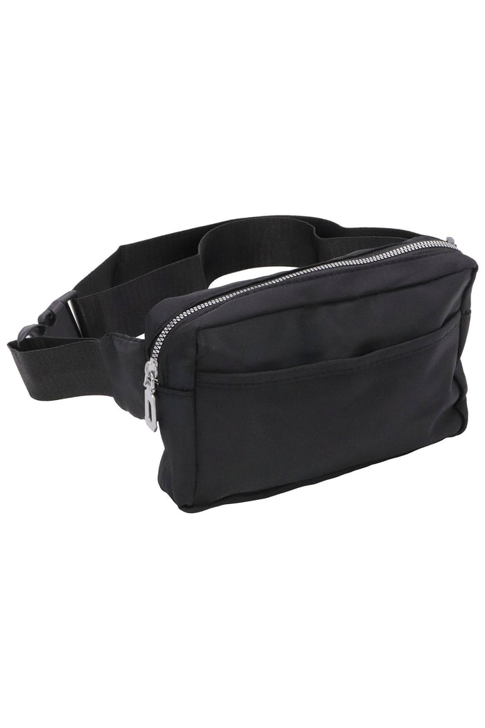Minimal Matte Solid Belt Bum Fanny Pack