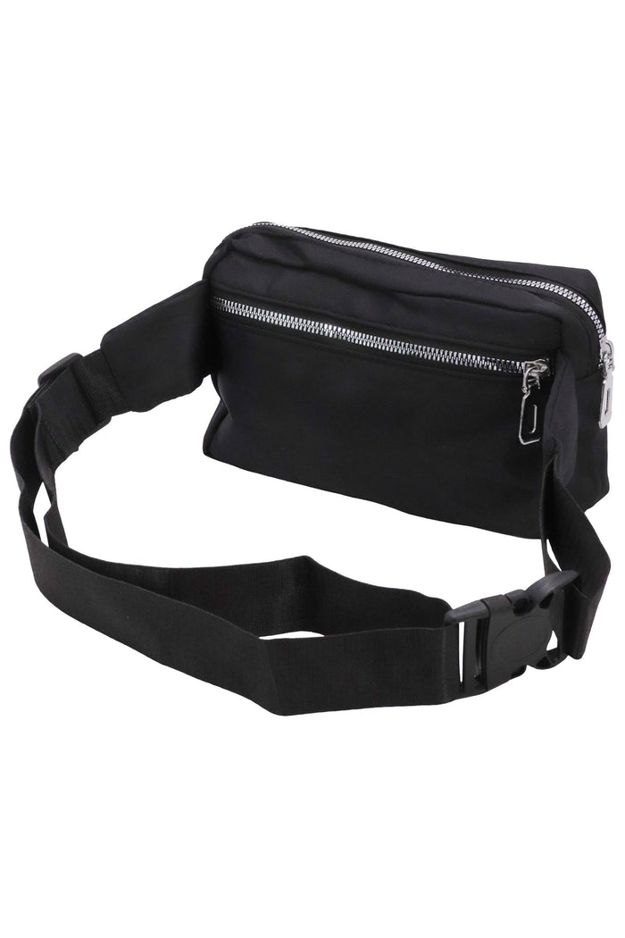 Minimal Matte Solid Belt Bum Fanny Pack