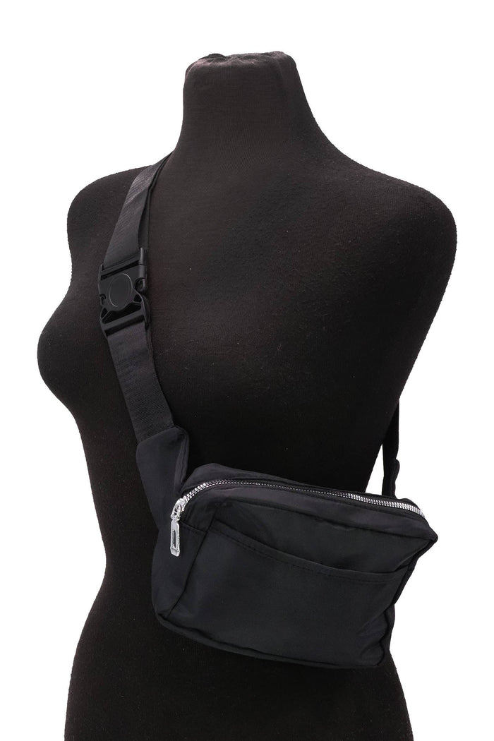 Minimal Matte Solid Belt Bum Fanny Pack