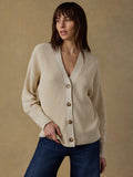 | Miramar Linen Relaxed Cardigan - Summer Sand | Faherty Brand