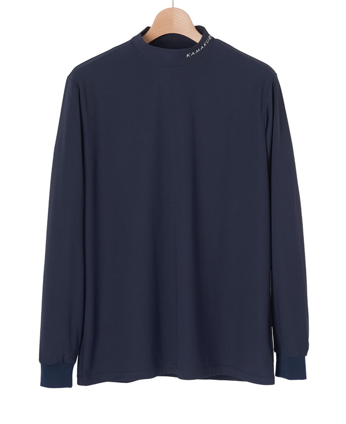 Mock Neck Long-Sleeve Golf Top