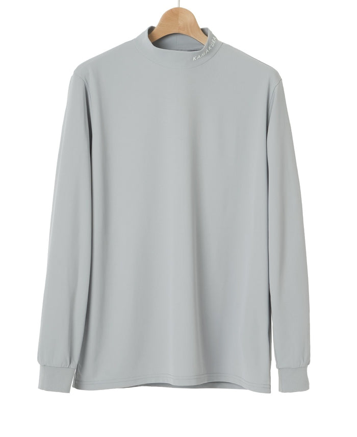 Mock Neck Long-Sleeve Golf Top