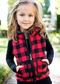 Mom And Me Plaid Vests