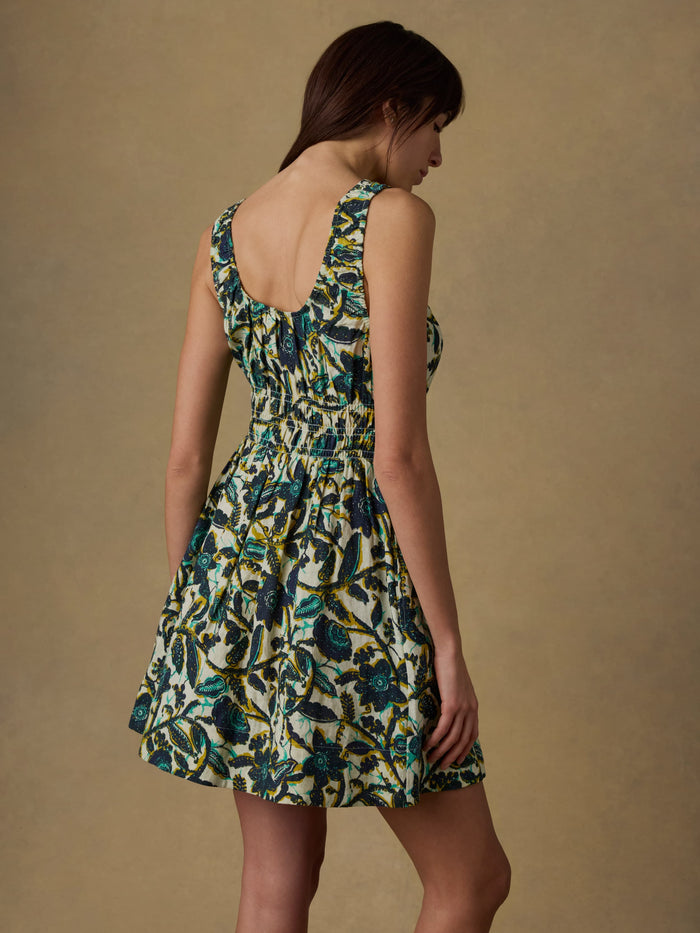 | Montecito Linen Mini Dress - Tropics | Faherty Brand