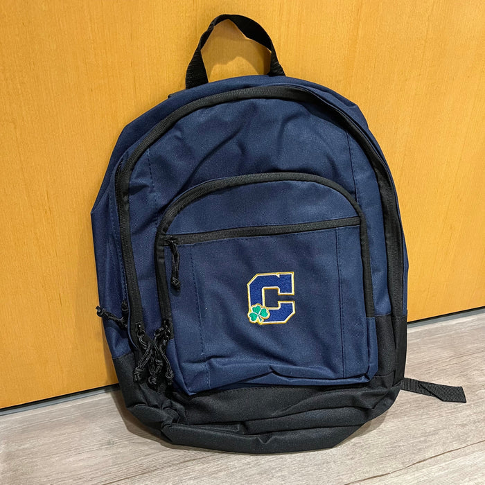 Navy Block C Backpack