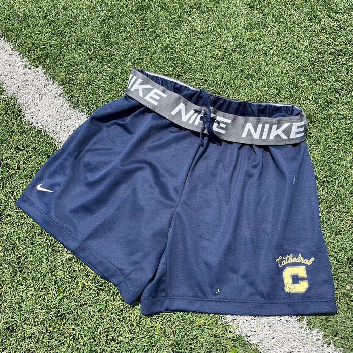 Navy Women's Nike Attack Athletic Shorts
