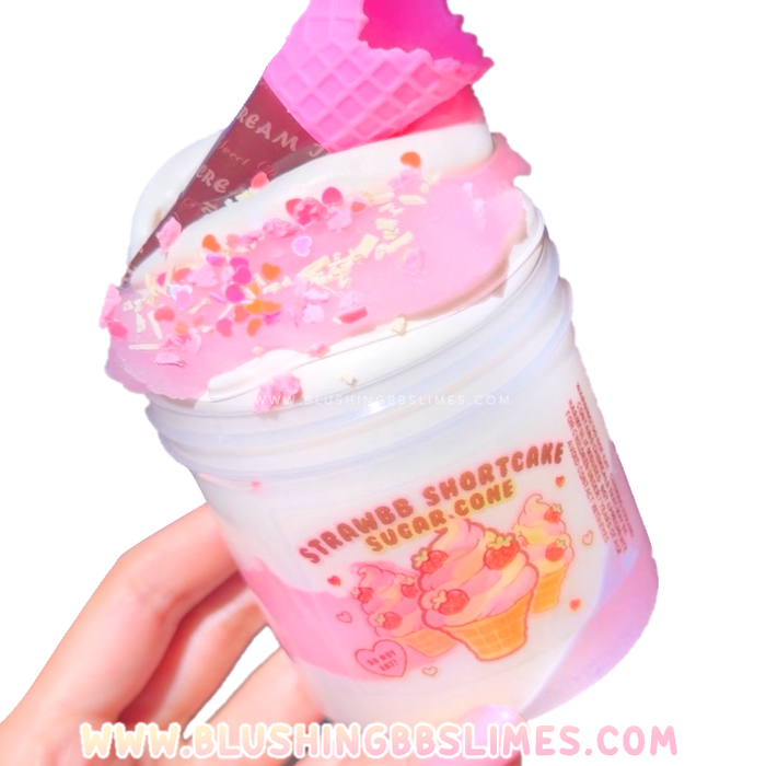 NEW! Strawberry Shortcake Sugar Cone