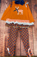 Orange Deer 2pc