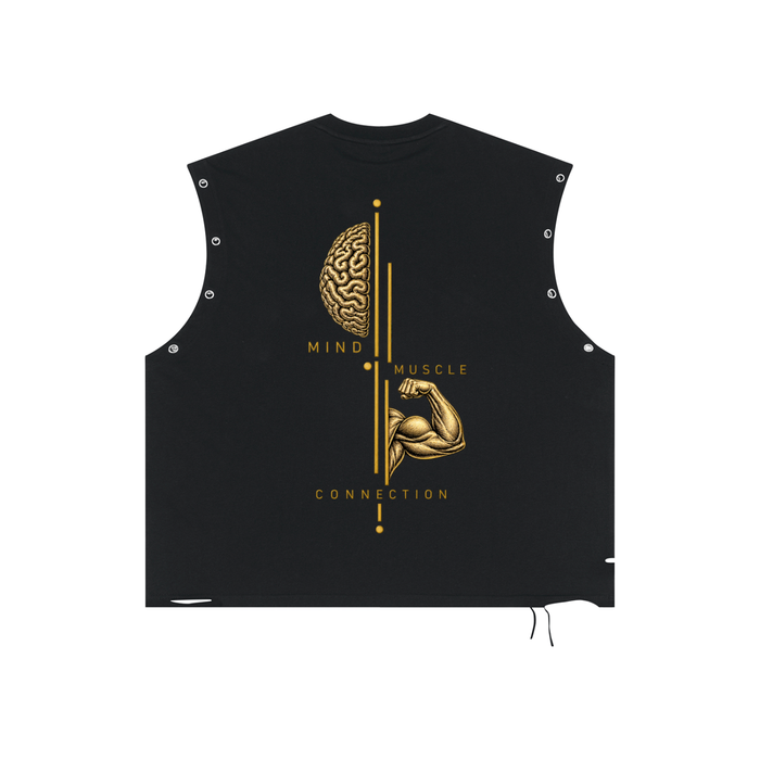 Pain Is Temporary Distressed Grommet Eyelet Tank Top