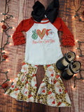 Peace Love Santa Bell 2pc