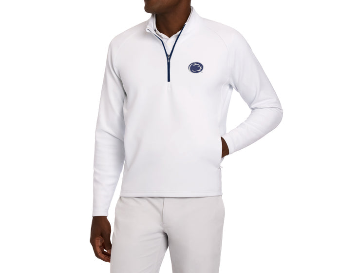 Penn State University Rodgers Quarter-Zip: White