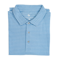 Perdido Stripe Polo Coastal Blue southern proper
