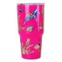 Pink Sea Turtle Tumbler