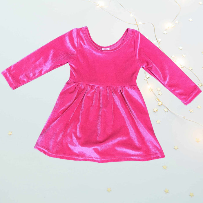 Pink Velvet Dress 66