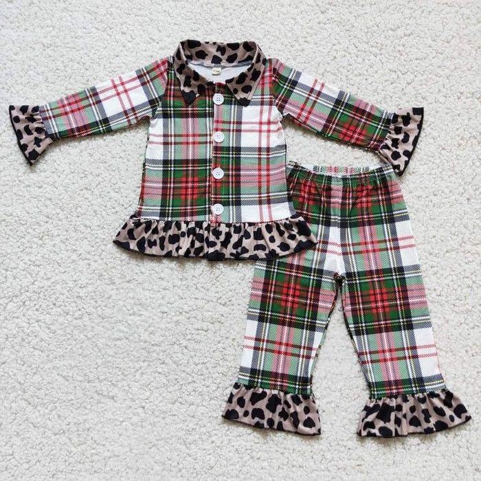 Plaid and Leopard PJs