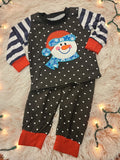 Polka dot Snowman PJS