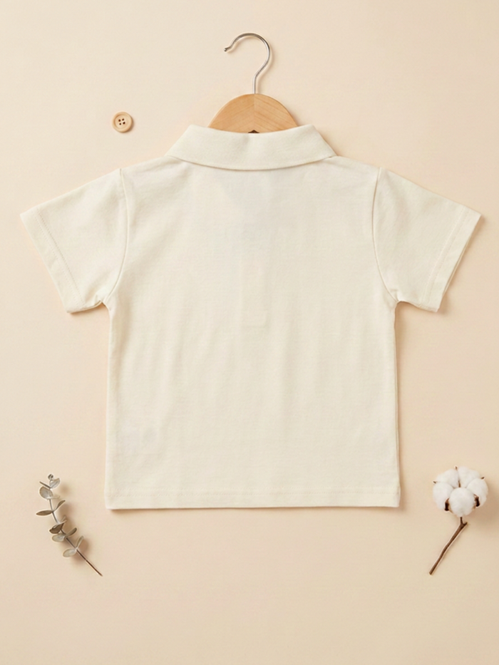 Polo Shirt & Denim Shorts Set