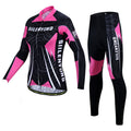 Pre-determined Winter Warm Cycling Jersey Suit Women