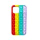 Rainbow Stripe pop it Phone case