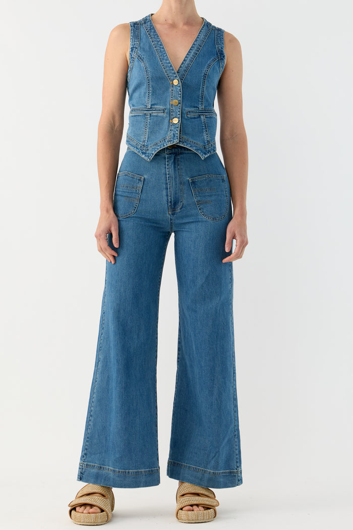 Raven Denim Vest