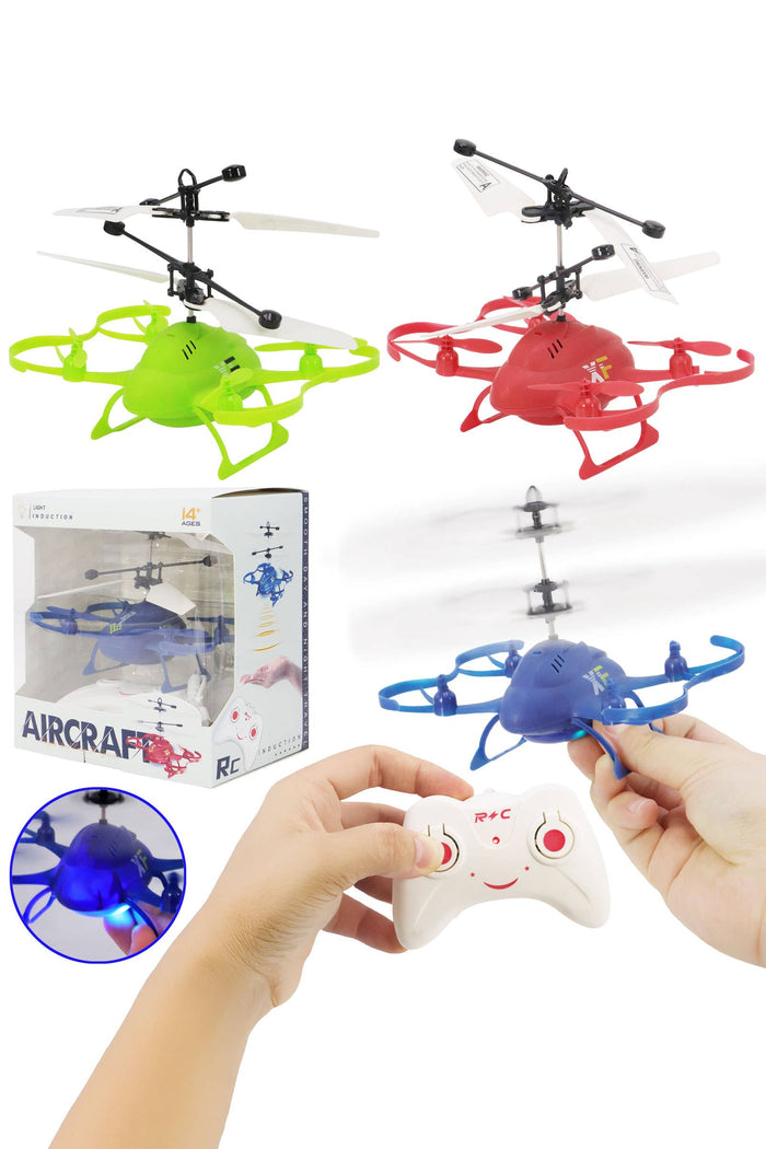 RC Mini Aircraft LED Light-up Drone Toy