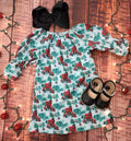 Red Christmas Truck Dress