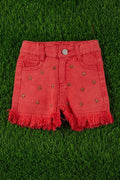 Red/Star Shorts