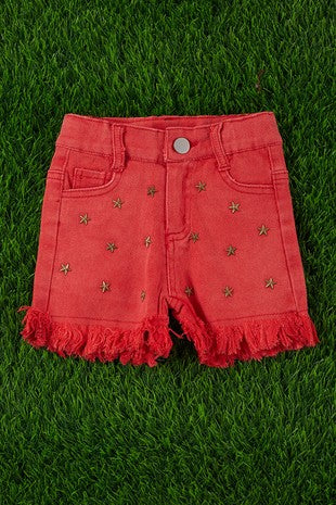 Red/Star Shorts