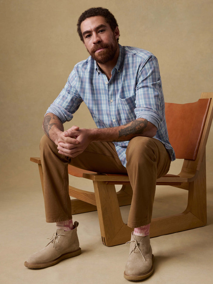 | Reserve Twill 5-Pocket Pant - Kodiak Brown | Faherty Brand
