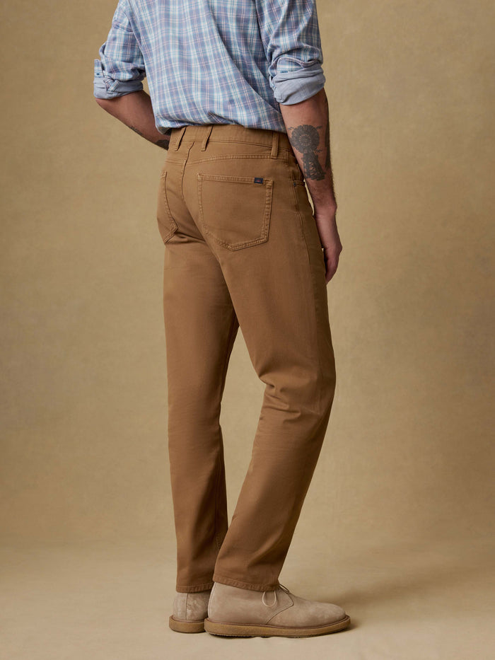 | Reserve Twill 5-Pocket Pant - Kodiak Brown | Faherty Brand