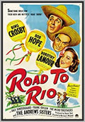 ROAD TO RIO - COLORIZED - 1947 - BING CROSBY - RARE DVD