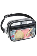 Round Clear Durable PVC Waist Bum Bag Fanny Pack