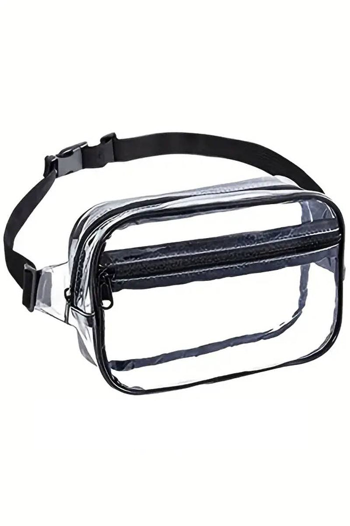 Round Clear Durable PVC Waist Bum Bag Fanny Pack