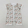 Sage duck zip up Pj