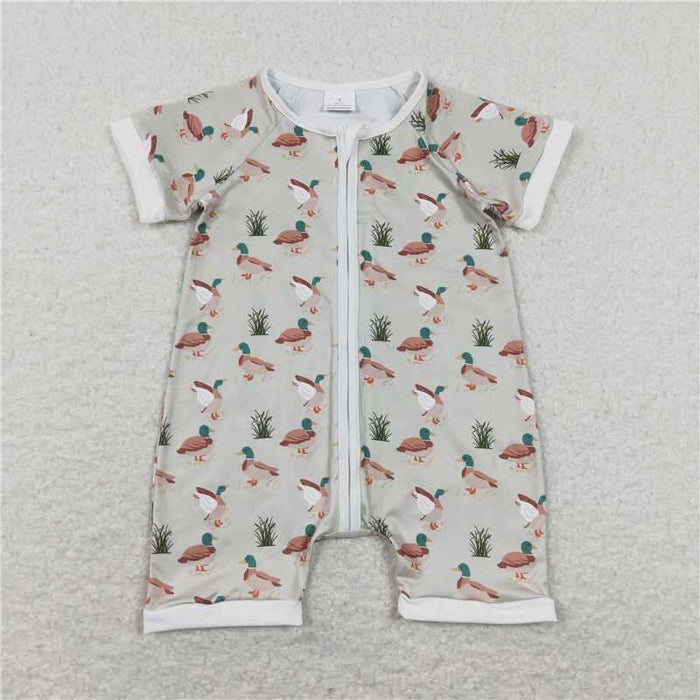 Sage duck zip up Pj
