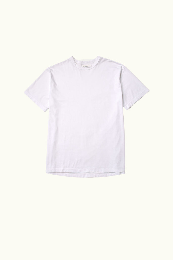 White t-shirt on a white background